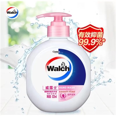 威露士（Walch）健康抑菌洗手液(倍护滋润)525ml 抑菌99.9%保障家人健康 泡沫细腻易冲洗 